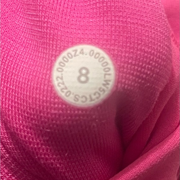 Lululemon sonic pink double lined align leggings. 25in, size 8. NWT - Picture 4 of 5